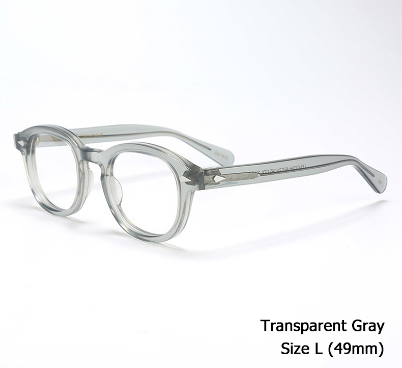 Johnny Depp Lemtosh Brillengestell Herren Damen Luxusmarke Jahrgang Computerbrille Acetat Brillengestell Transparente Linsenbox