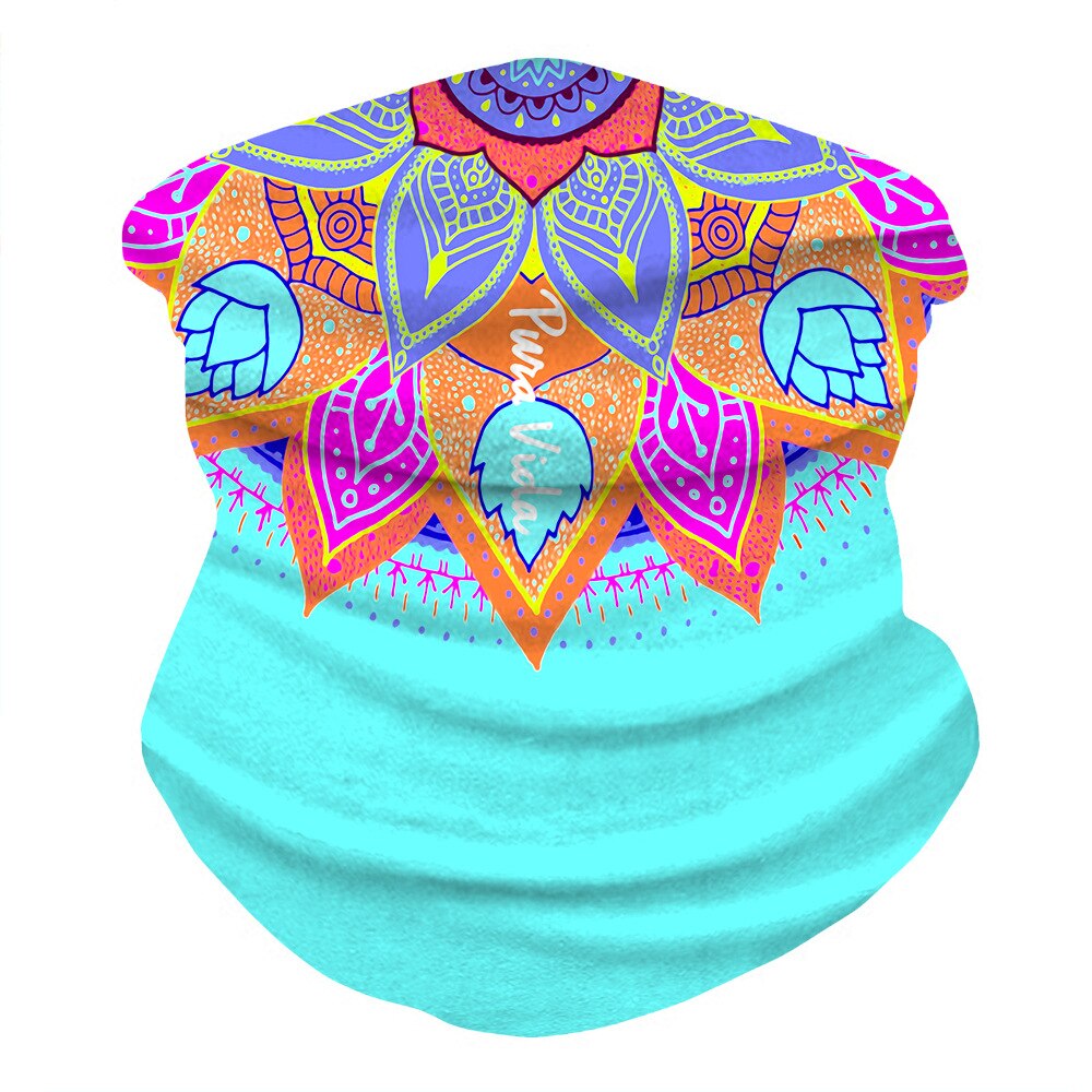 Mandala hodeskjerf headwraps til kvinner bandanas nakke menn gamasjer skjerf hals balaclava sol beskyttelse ansikt halo hodeplagg pannebånd