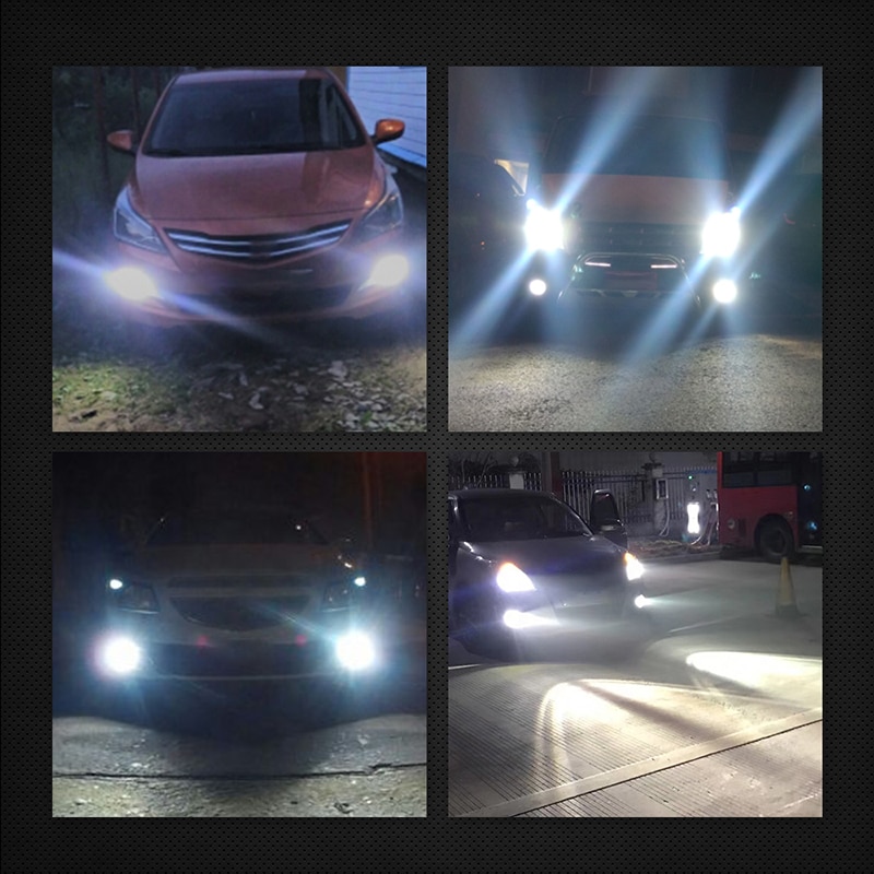 Canbus função livre de erros 2pc 6000k branco 12000lumens h8 h11 alta potência led branco 120w luz nevoeiro lâmpadas diurnas para bmw benz