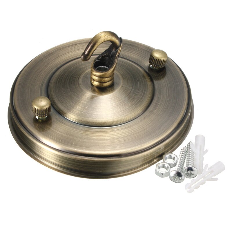 100mm/105mm/120mm Buchse Lampe Basis Halfter Decke Baldachin Wandleuchte Montieren LED Basis Jahrgang anhänger Licht Lampe Rabatt Basis: Grün-105mm