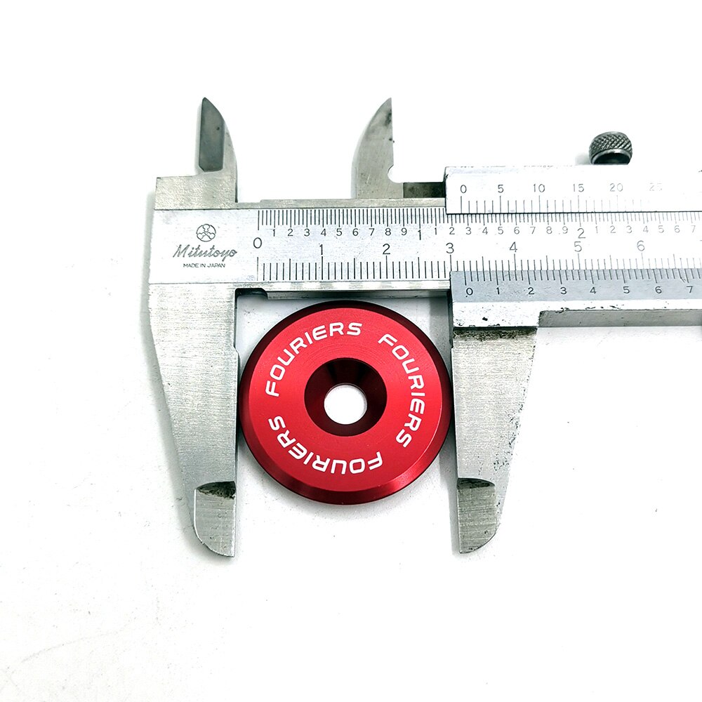 Fouriers Road Bicycle Stem Top Cap Headset Cover with Bolt Apply to 28.6mm 1 1/8" Front Fork Head Tube Cycling Headset Top Cap