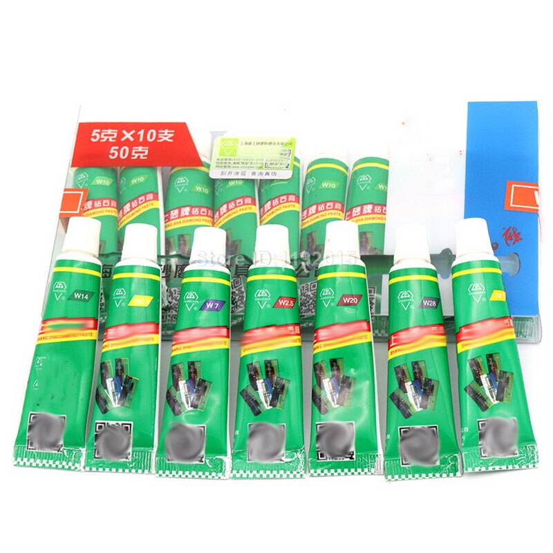 ZtDpLsd 1 Uds W0.5-w40 diamante abrasivo pasta aguja tubo pulido lapeado compuesto Metal herramienta Jade ámbar pulido