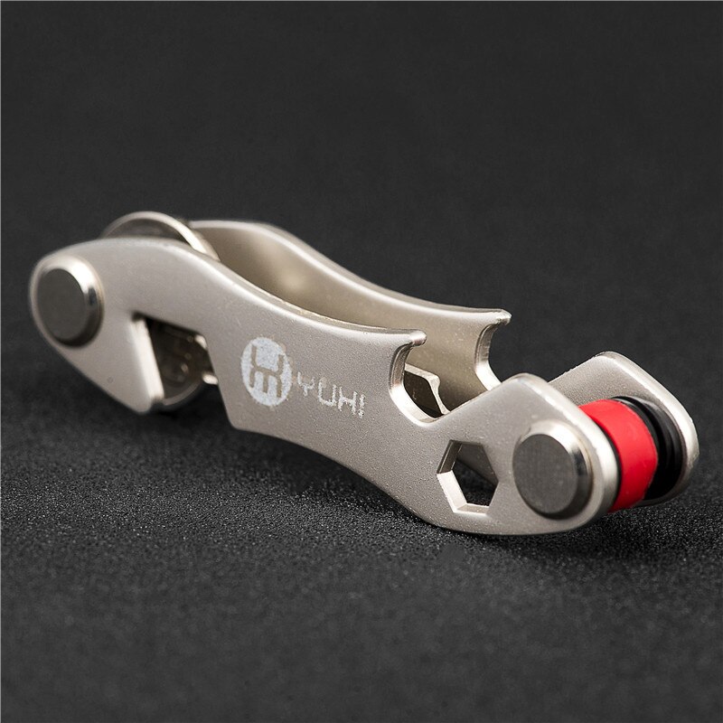 Compact Key Organizer Premium Key Holder with Built-In Tools Bottle Opener/Phone Stand Metal Holder