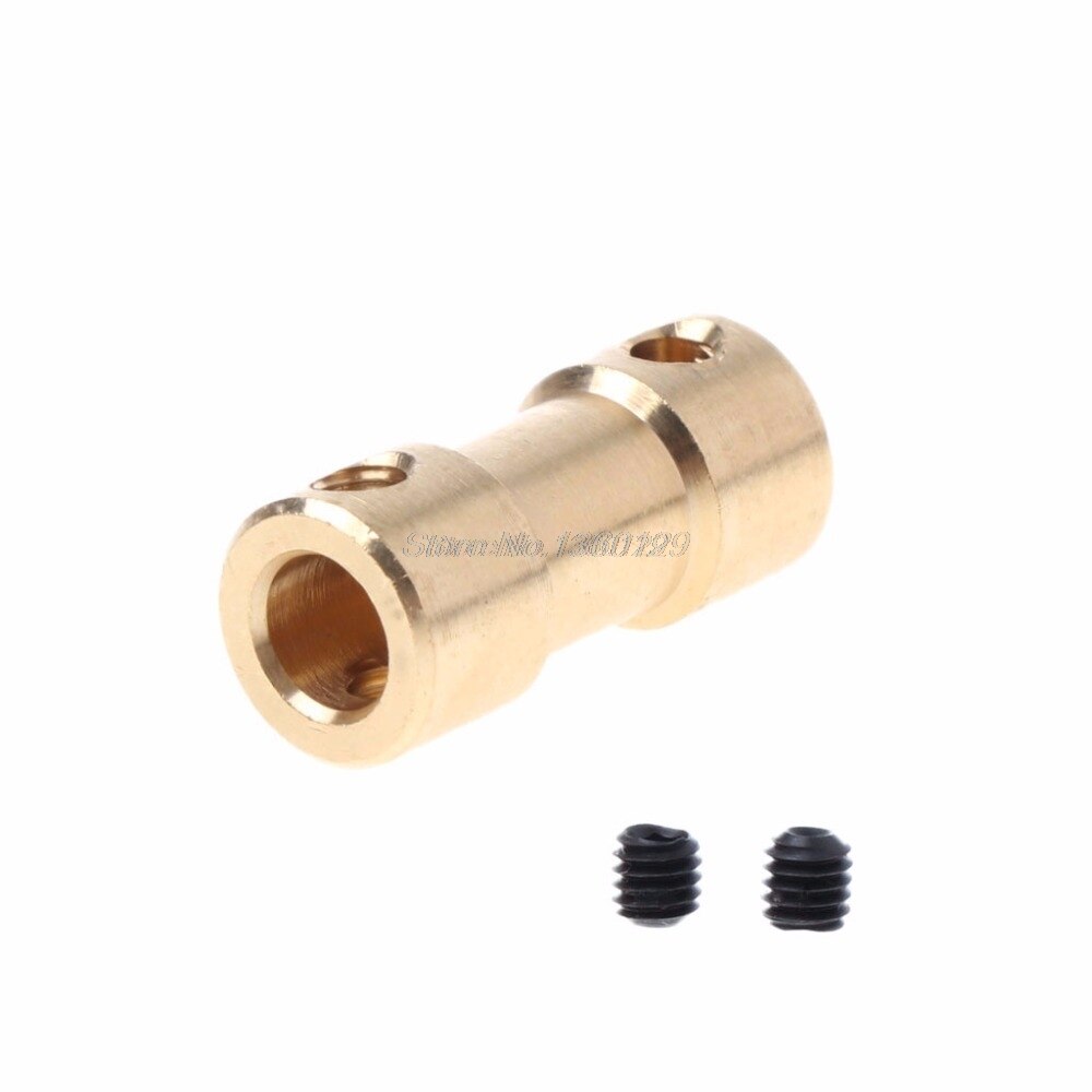 2-5mm Motor Copper Shaft Coupling Coupler Connector Sleeve Adapter US