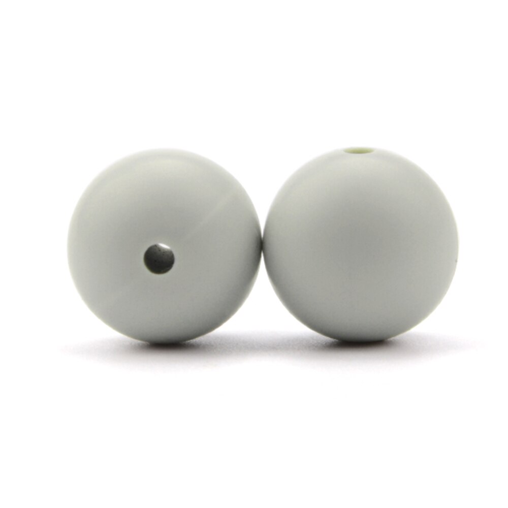 100Pcs/lot 15MM Round Shape Silicone Beads Food grade silicone Bpa free For Keychain Necklace Accessories for making jewelry: Watermelon red