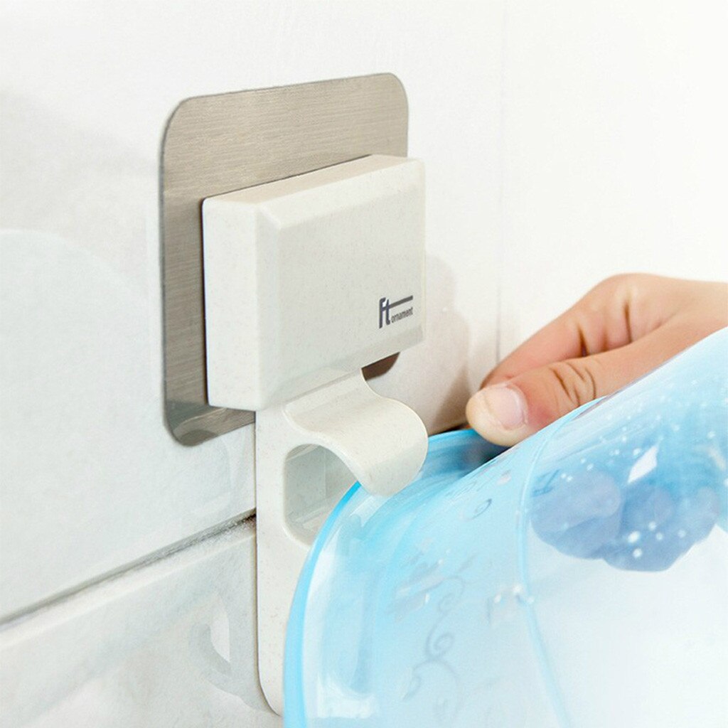 Gratis krachtige wastafel opberghaak wandhanger toilet wastafelhanger badkamerhaken