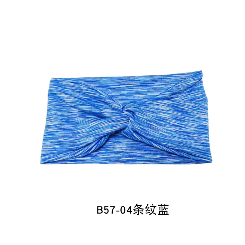 Cross Headband Solid Color Hairbands Women Girls Yoga Exercise Twisted Elastic Bandanas Hair Accessories Bandages: Red