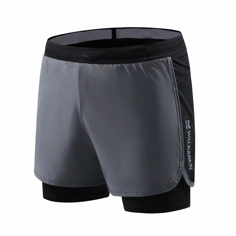 Zomer Sportbroek Mannen 2 In 1 Sport Jogging Fitness Shorts Training Snel Droog Heren Gym Mannen Shorts Sport Gym korte Broek