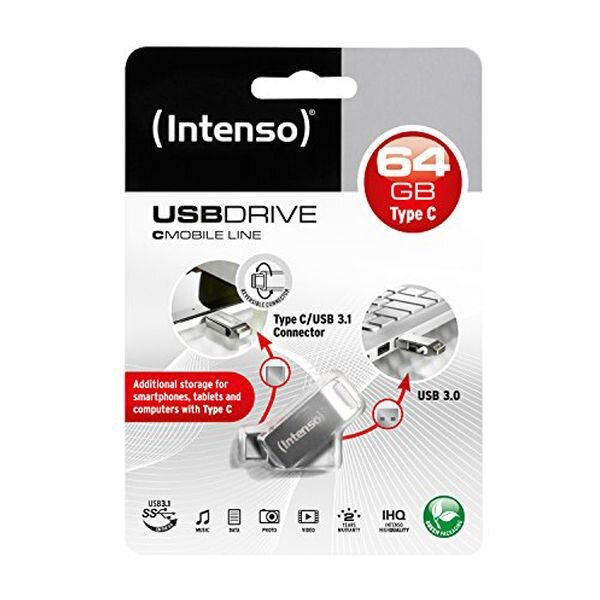 Usb Stick Intenso 3536490 64 Gb Zilver