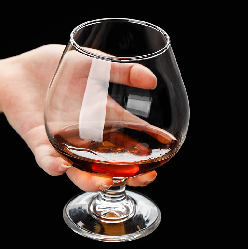 Copa corta de Brandy sin plomo, vaso transparente para cóctel de Whisky, cerveza, vino, para Bar en casa, vasos de vidrio, 100-500ml