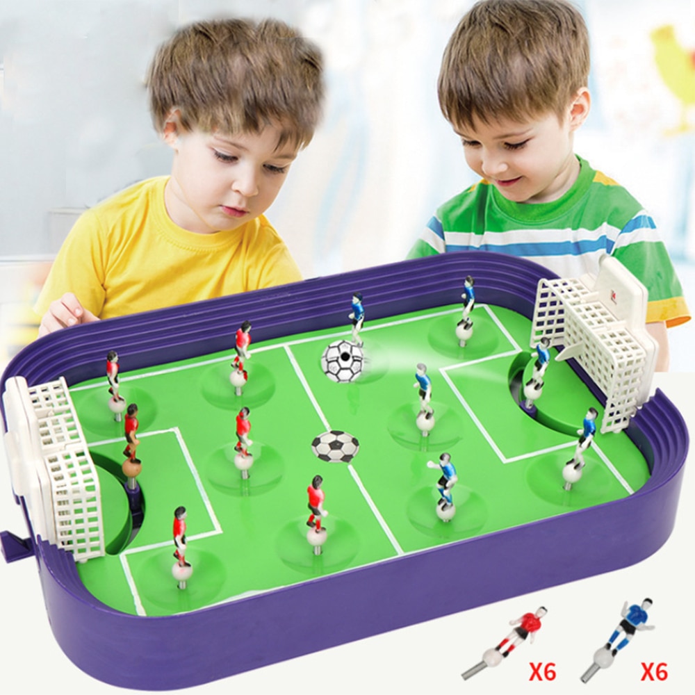 Kids Mini Tabletop Soccer Toy Indoor Football Shooting Defending Board Game Football Sport Match Kid Educational Interaction Toy