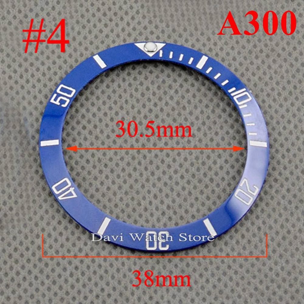 38/40mm Red Blue Ceramic Fit GMT Automatic Movement Mens Watch Bezel: A300-4