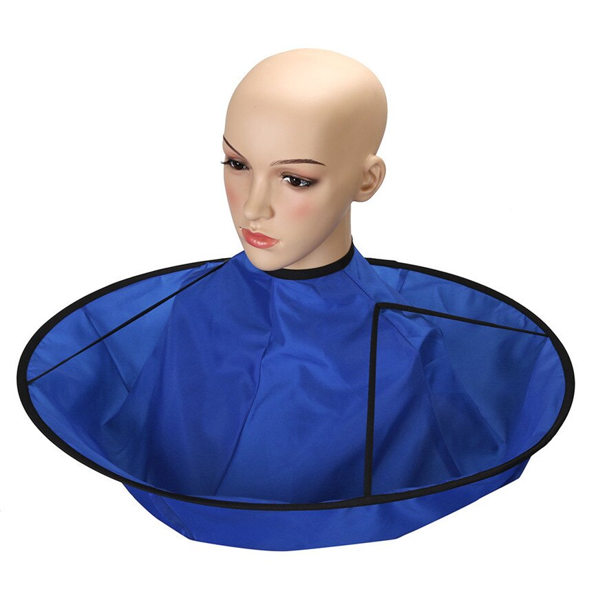 DIY capa de corte de pelo capa de paraguas salón barbería y estilistas de hogar uso para salón Barbero accesorio especial de pelo J #2: Blue
