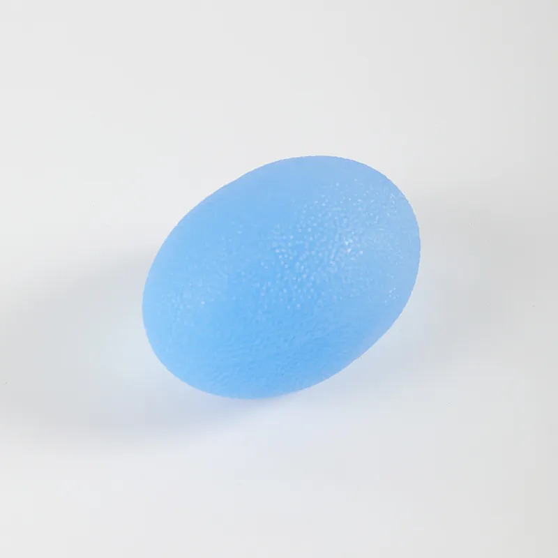 Siliconen Ei Grijper Bal Fitness Hand Expander Versterker Power Grip Bal Onderarm Pols Vinger Sporter Trainer Decomprimeren: Blauw