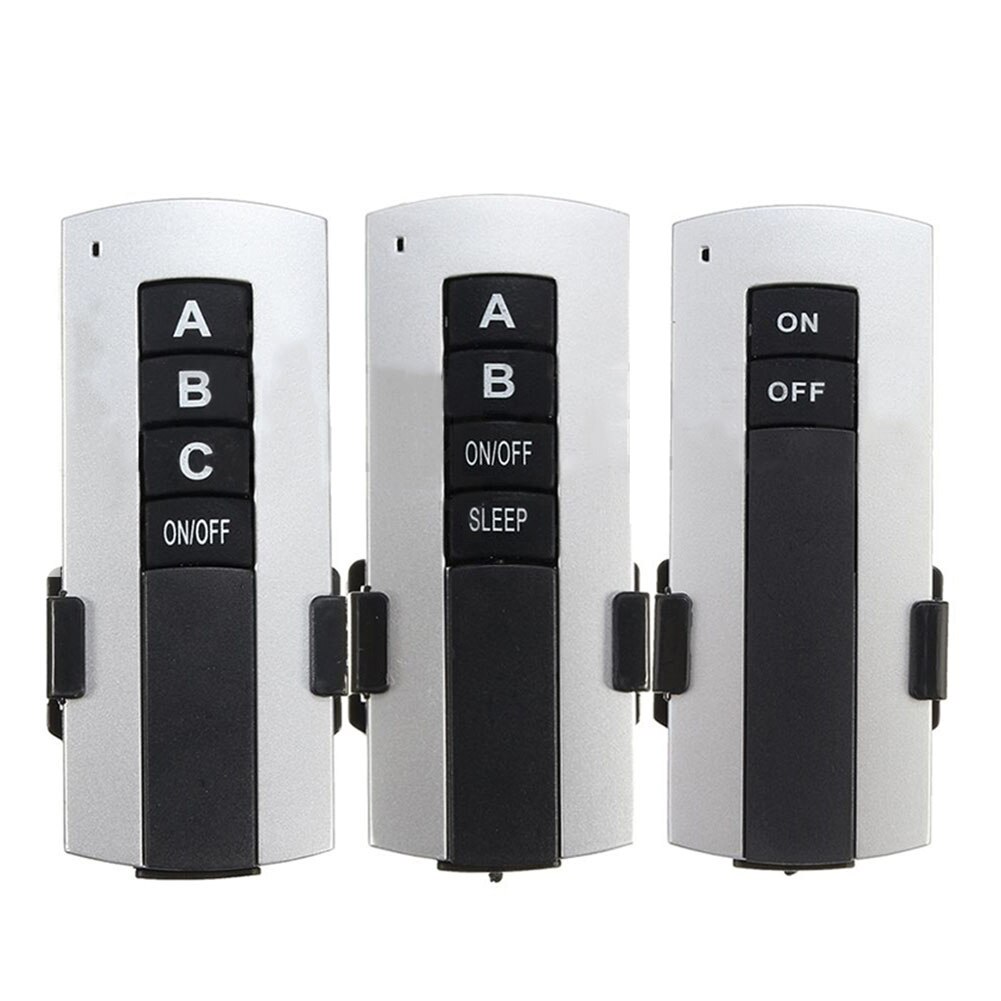 1/2/3 Ways Light Remote Switch ON/OFF LED Ceiling Lamp 200V-240V Single Channel Remote Control Switch Wireless Receiver