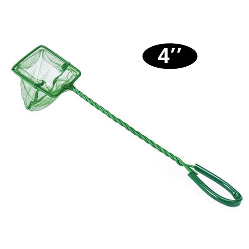 Aquarium Net Fish Tank Net Round Square Fish Fishing Aquarium Copy Net Aquarium Accessories Fishing Net Green: G310846A