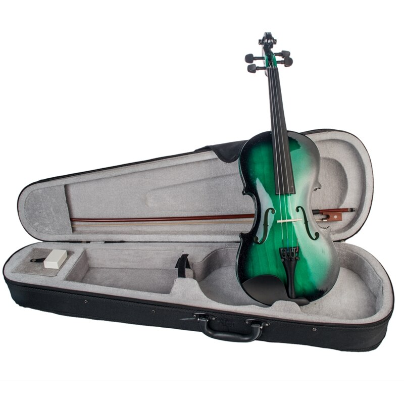 Begynder violin 4/4 violin i fuld størrelse med bue til violinkasse
