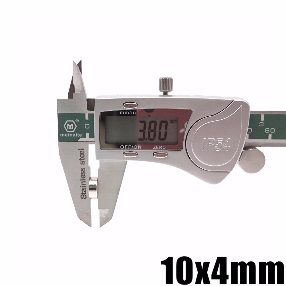 10/20/50/100Stck 10x4 Neodym Magnet 10mm x 4mm N35 NdFeB runde Super Leistungsstarke Starken dauerhaft Magnetische imanes Rabatt 10*4