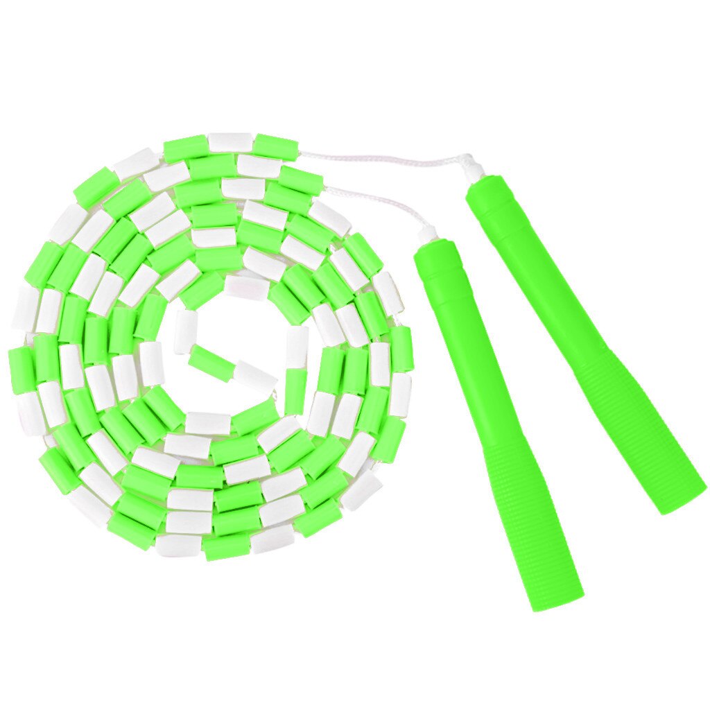 Tricks Vaardigheden Jump Skipping Overslaan Touw Pvc Beginner Zachte Kralen Kralen Kralen Basic Gesegmenteerde Fitness Cordes À Sauter # T2P