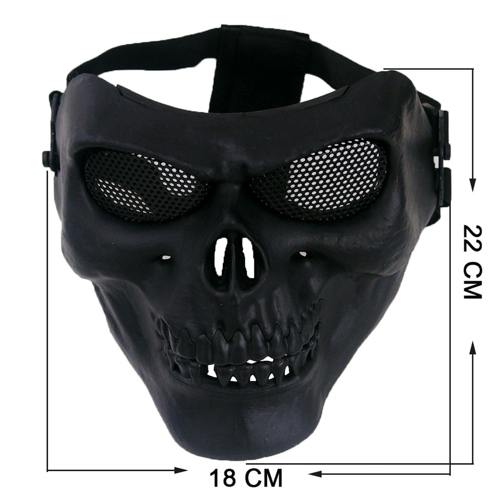 Skull Mask Cool Skull Multi Intball Face Mask Ski Bike Motorcycle Outdoor Sports Wear Solid Color Skull Mask Mascarillas #30