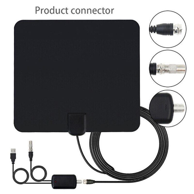 Indoor Digital TV Antenna with Signal Amplifier Booster TV Radius Antena TV Surf Antennas TV Freeview TDT Cable TV Fox Antenna