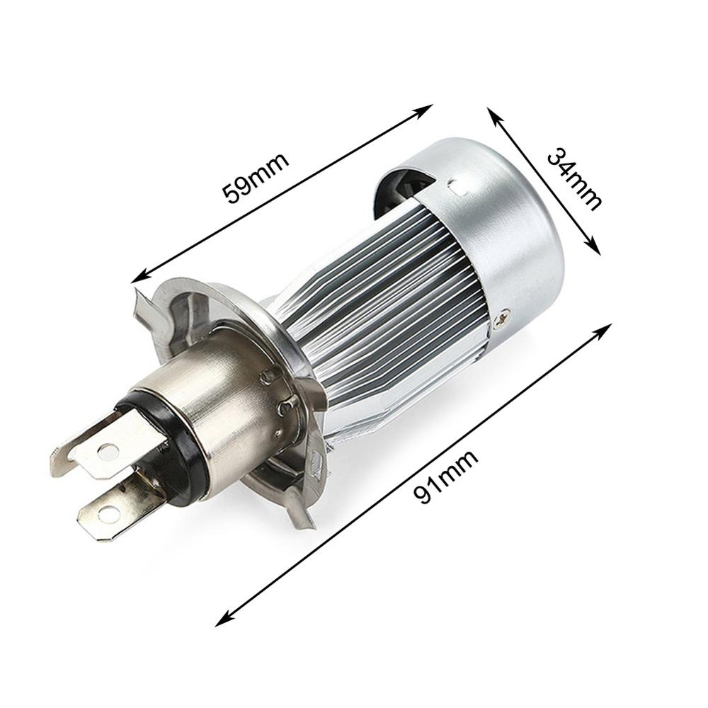 Faro LED para motocicleta, luz azul/Rosa Angel eye H4, Ba20d, HS1, H6, 12/24V