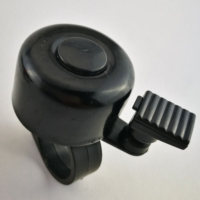 Bicycle Bell Alloy Mountain Road Bike Horn Sound Alarm For Safety Cycling Handlebar Metal Ring Bicycle Call Bike Accessories: Black