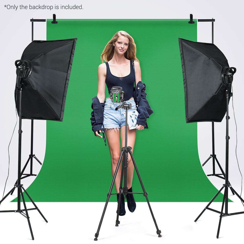 1.5 * 2.1m/ 5 * 7ft Vinyl Photography Background Screen Green Grey White Portrait Photography Backdrops Photo Studio Props