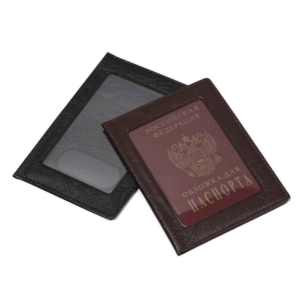 3 carte fente passeport couverture multifonctionnel étanche passeport portefeuille PU cuir voyage billet porte-passeport