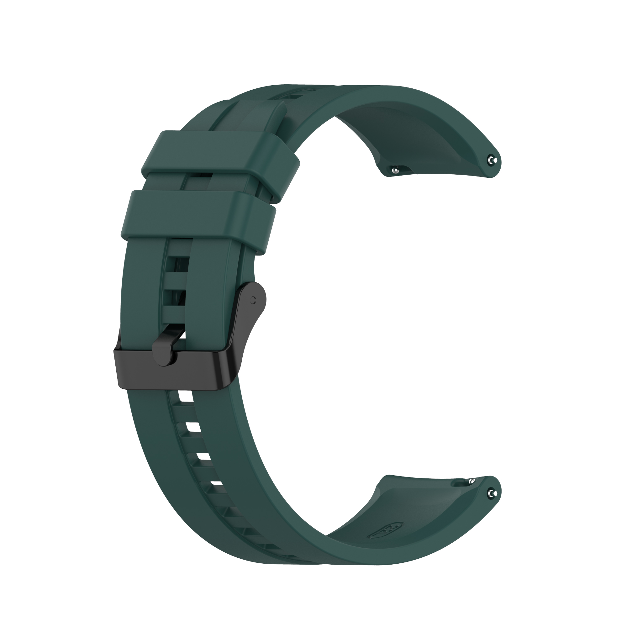 Bracelet de Sport en Silicone, 20mm 22mm, pour Garmin venus Sq Vivomove HR Vivoactive 3 Music: 4 Dark green / Venu or Venu Sq
