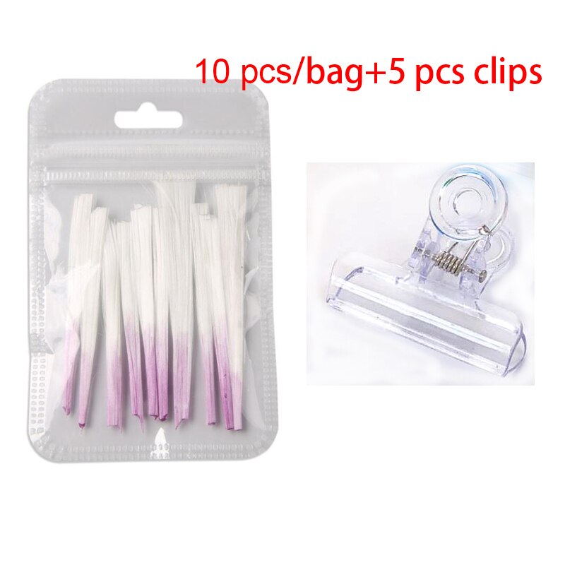 Ongles-embouts d'extension-accessoire Salon-outil fibre de verre Uv-Gel-construction acrylique français-manucure: Set