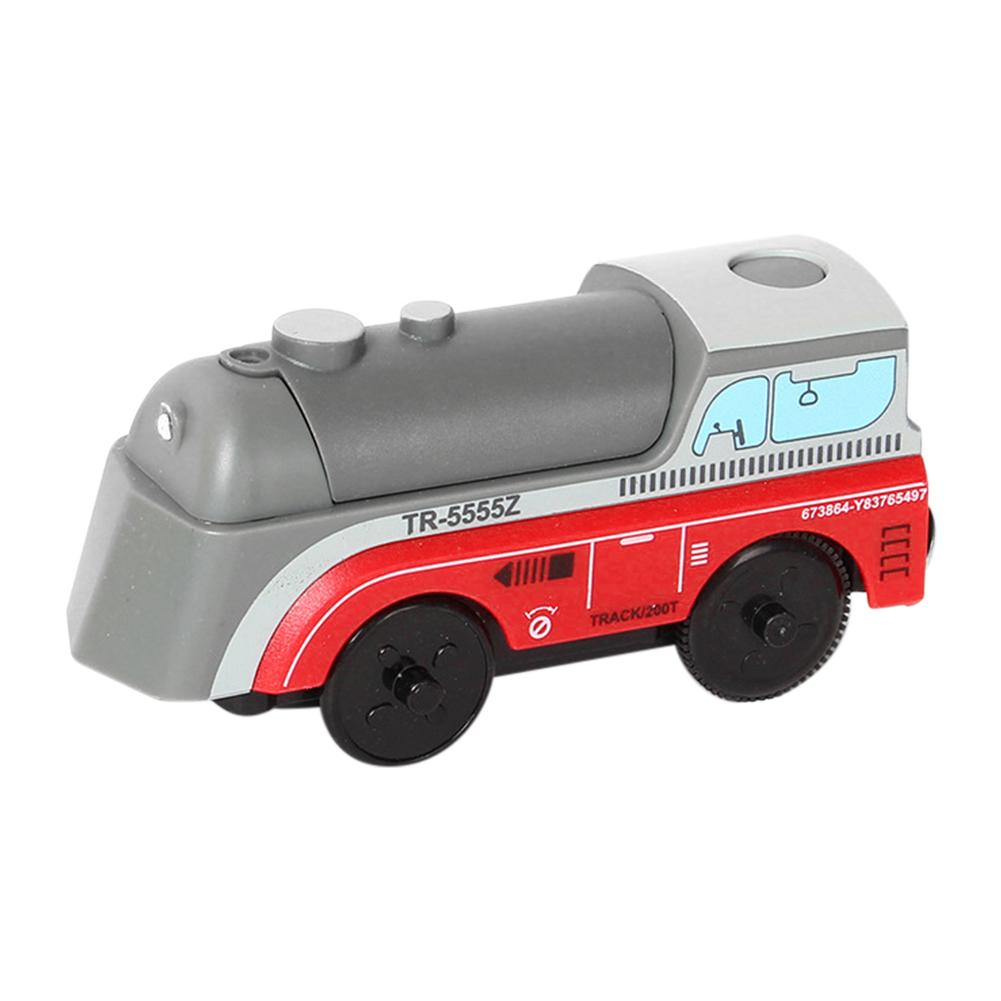 Nuovo trenino giocattolo alimentato a batteria treno motore bambini ferrovia in legno treno elettrico compatibile pista in legno tutti i tipi opzionale: 1