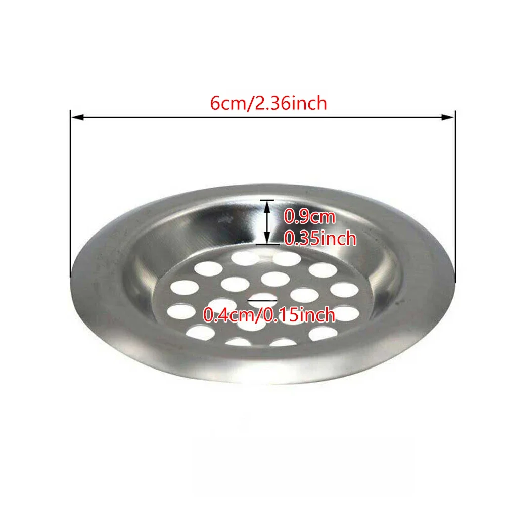60Mm 75Mm Stalen Stekker Afvoer Stoppers Bad Gootsteen Douche Afvoer Filter Cover Haar Vanger Uk Zeven Accessoires: WHITE