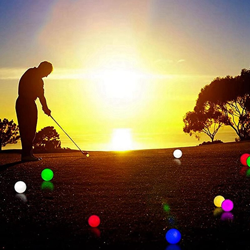 Topgolf bolde glød golf bolde blinkende glødende golfbold nat glød flash lyser langvarig lys nat sport