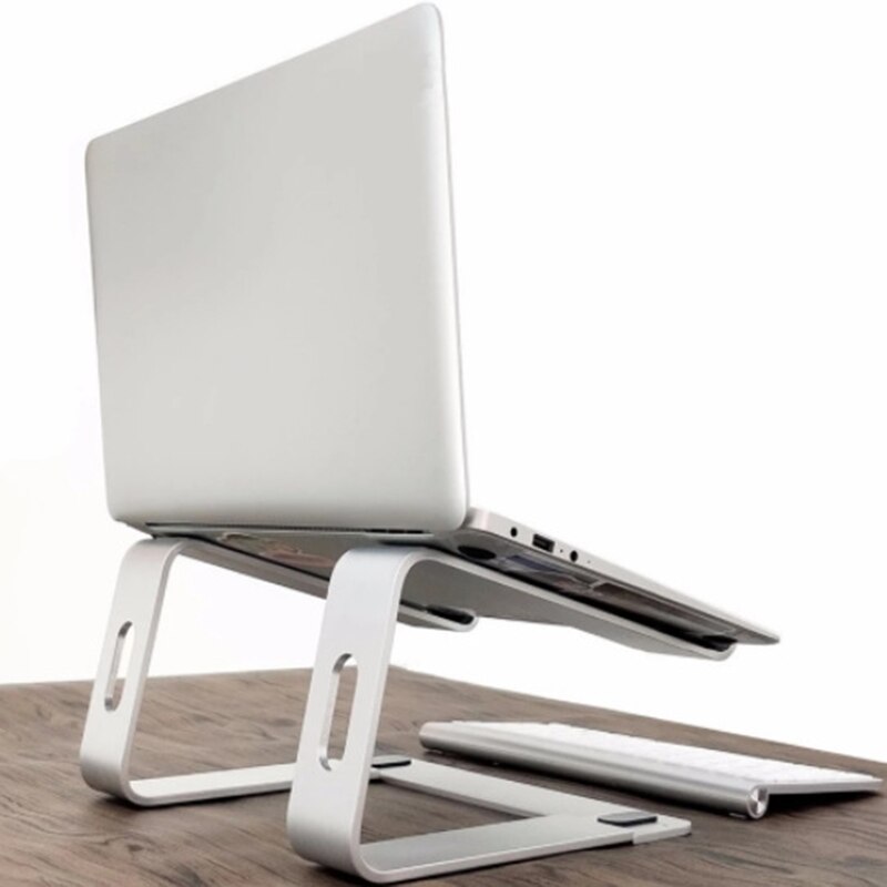 Aluminium Laptop Stand Voor Bureau-Werkt Met Alle Voor/Pro/Air & Laptops Tussen 10 Inch Tot 17.3 Inch-Laptop Riser