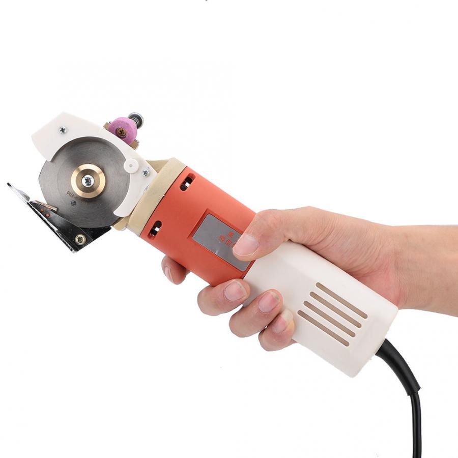 Mini Elektrische Tuch Cutter 220 V Handheld Tragbare 65mm Dreh Klinge Elektrische Runde Tuch Cutter Stoff Schneiden Maschine