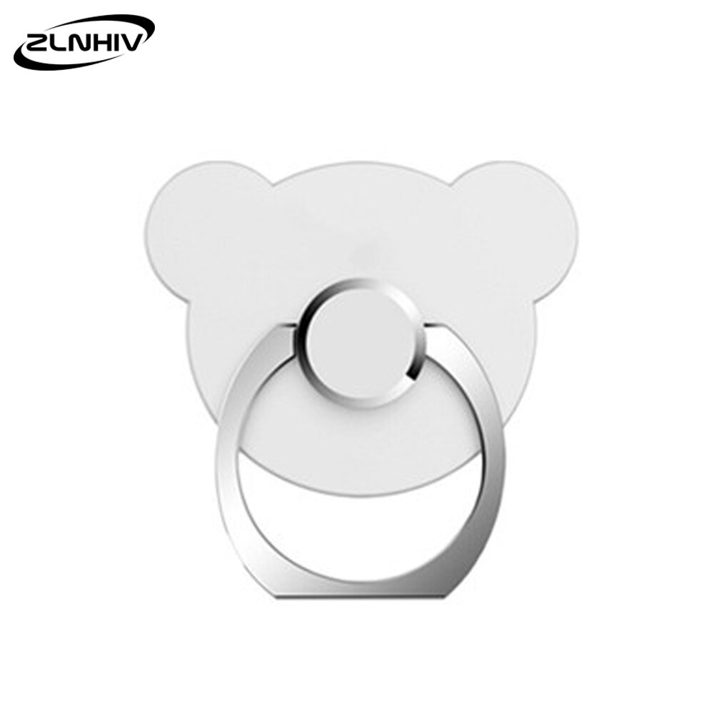 Anillo para teléfono móvil ZLNHIV, soporte de sujeción para teléfonos, accesorios de soporte para teléfono móvil, teléfono inteligente redondo: B-silver