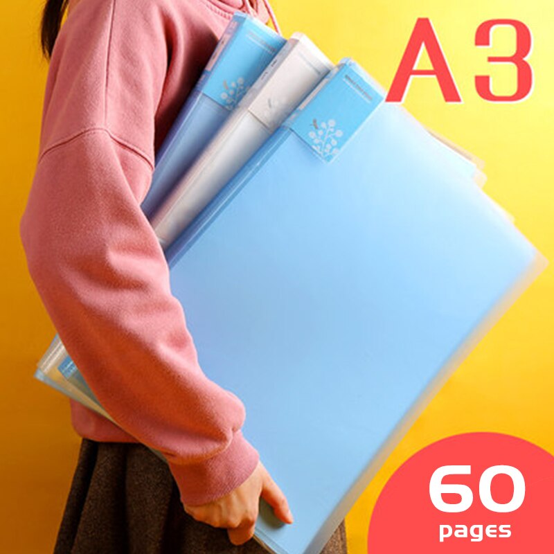 A3 fil taske billedalbum stor volumen samling samling stor volumen data bogmappe tegninger