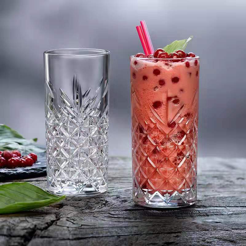 Cocktail whiskyglas 300/400ml gäller för barbankett isländskt svart te cocktailglas: Stil 04