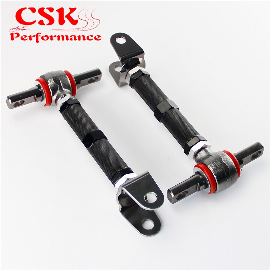 2pcs Rear Camber Control Arm Kit For 01-05 Civic EM EP3/02-06 Acura RSX DC5 BK