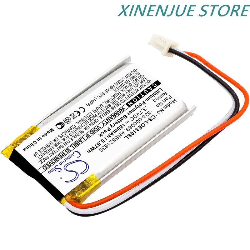 CS Battery 180mAh for Logitech UE310,UE3500,UE4500,G Pro Wireless,G502,G304,MX Vertical,G703 Lightspeed,H600,A-00031