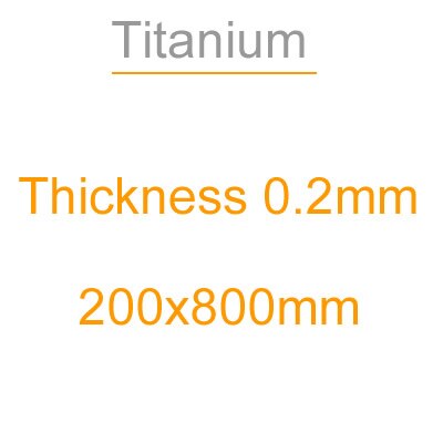 Grubość 0.2mm, pas z folii tytanowej, czysty tytan z blachy tytanowej, folia tytanowa o wysokiej czystości, odporność na korozję, wysoka temperatura: 0.2x200x800