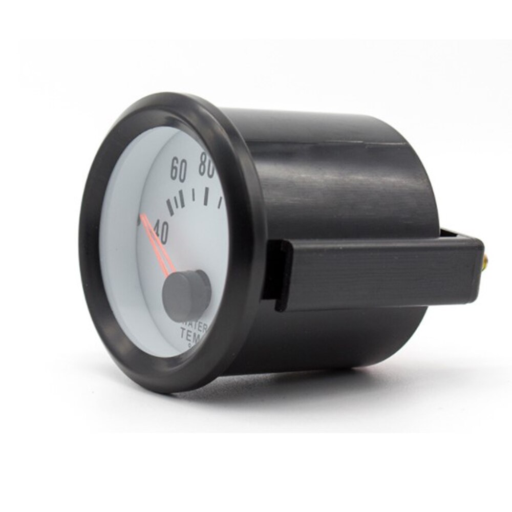 2" 52mm 12V Auto Water Temp Gauge 40~120 ℃ Blue Or White LED Light Temperature Meter With Temp Sensor For 4 6 8 Cylinder