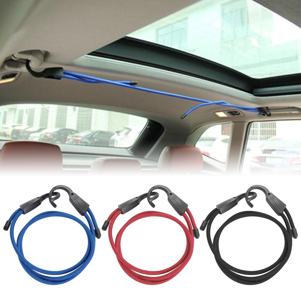 Coming Car Universal Adjustable Bungee Shock Cord Elastic Baggage Strap Tent Rope Clothesline Car Strap Clothesline Durable