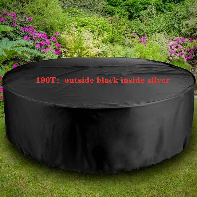 Utendørs hagemøbler bordtrekk utendørs hagemøbler dekke bord og stoler regntrekk støvtrekk: 185 x 110cm