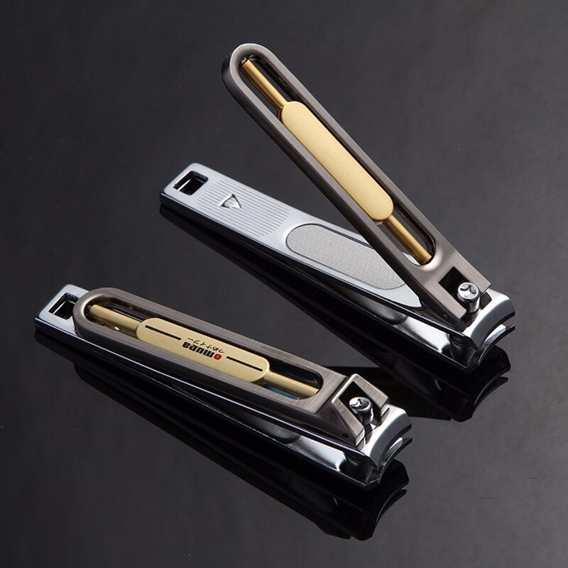 3 PCs/lot Big Size Manicure Nail Cutters Stainless Steel Nail Clippers Trimmer With Nail File