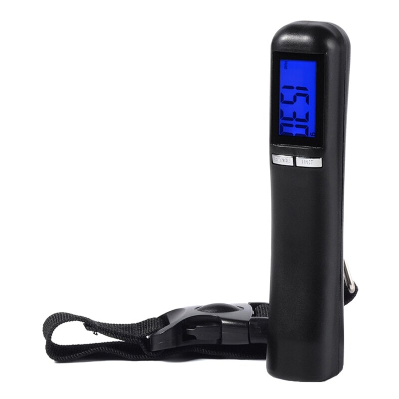 Luggage Scale Portable Digital Hanging Baggage Scale for Travel Suitcase Weight Scale LCD Display Blue Backlight 4 Units