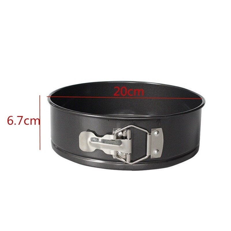 Cake Pan Carbon Steel Non-stick Spring Form Baking Pan Removable Bottom Cake Pan Bakeware Cake Baking Moulds Kitchen Accessories: 3