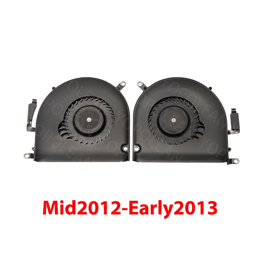 Ventilador de refrigeración de CPU para MacBook Pro Retina, dispositivo Original de prueba completa, izquierda y derecha, 15 &quot;, A1398, Mid2012, principios de , finales de , , año: Mid 2012-Early 2013