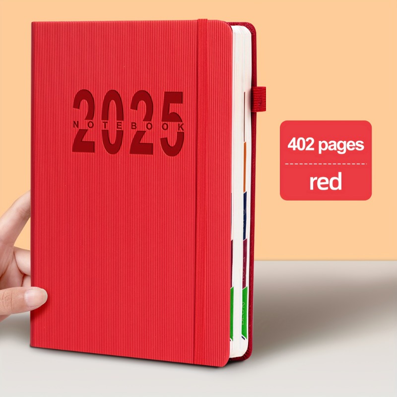 Notitieboekje uit 2025, persoonlijke organizer - zelfdisciplineblan, academisch notitieboekje, memo, reisvriendelijk notitieboekje